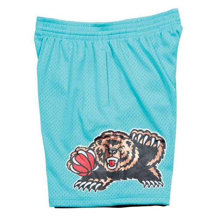Pantaloni Scurți de Baschet pentru Bărbați Mitchell & Ness Memphis Grizzlies  Acvamarin