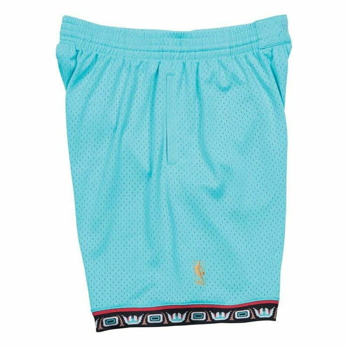 Pantaloni Scurți de Baschet pentru Bărbați Mitchell & Ness Memphis Grizzlies  Acvamarin