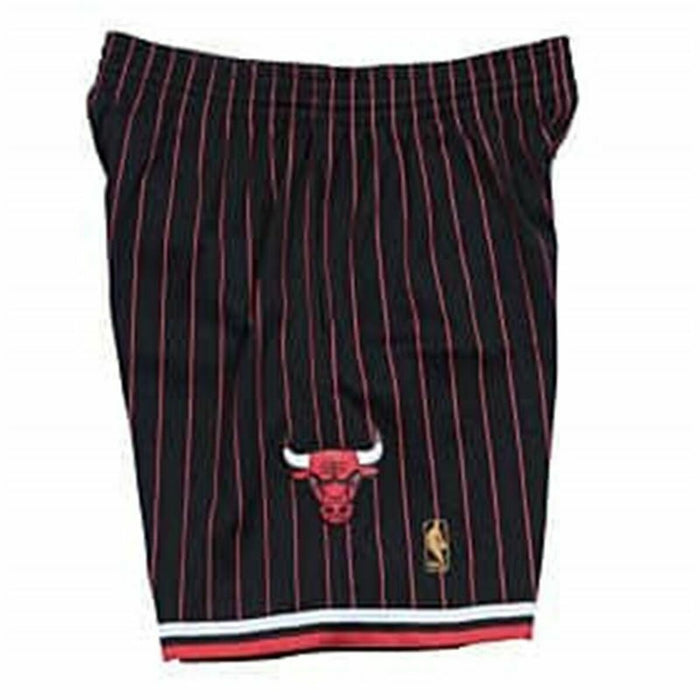 Pantaloni Scurți de Baschet pentru Bărbați Mitchell & Ness Chicago Bulls Negru