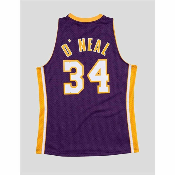 Tricou de baschet Mitchell & Ness LA Lakers Shaq O´Neal Violet
