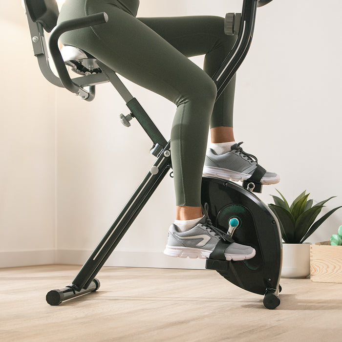 Bicicletă fitness pliabilă Cecotec DrumFit X-Bike Neo Pro, 8 niveluri de rezistență, volantă 1,5 kg, 52 × 90 × 123 cm
