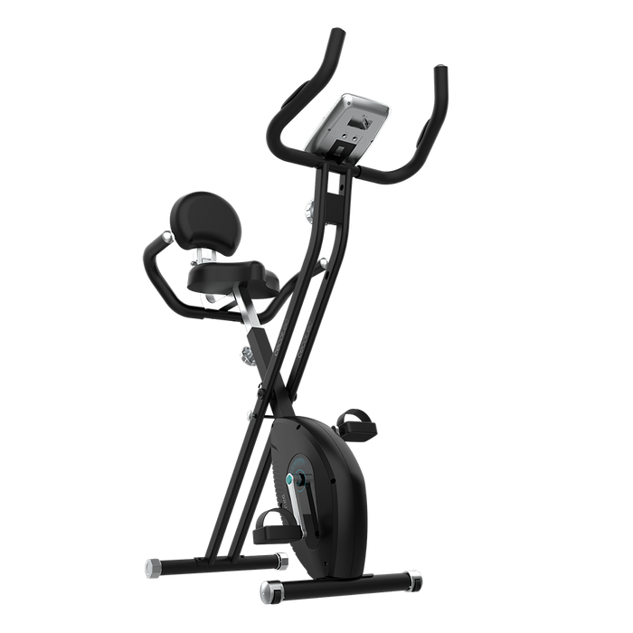 Bicicletă fitness pliabilă Cecotec DrumFit X-Bike Neo Pro, 8 niveluri de rezistență, volantă 1,5 kg, 52 × 90 × 123 cm