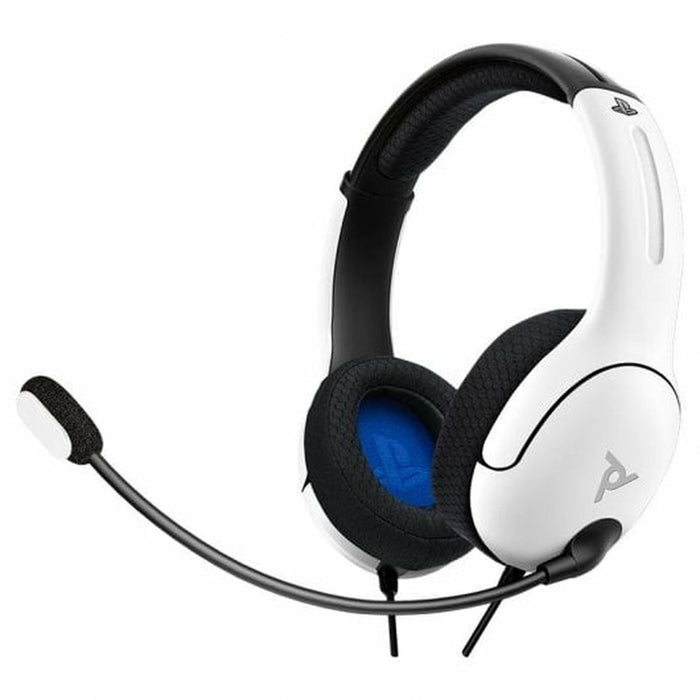 Căști cu Microfon PDP 051-108-EU-WH Alb Negru