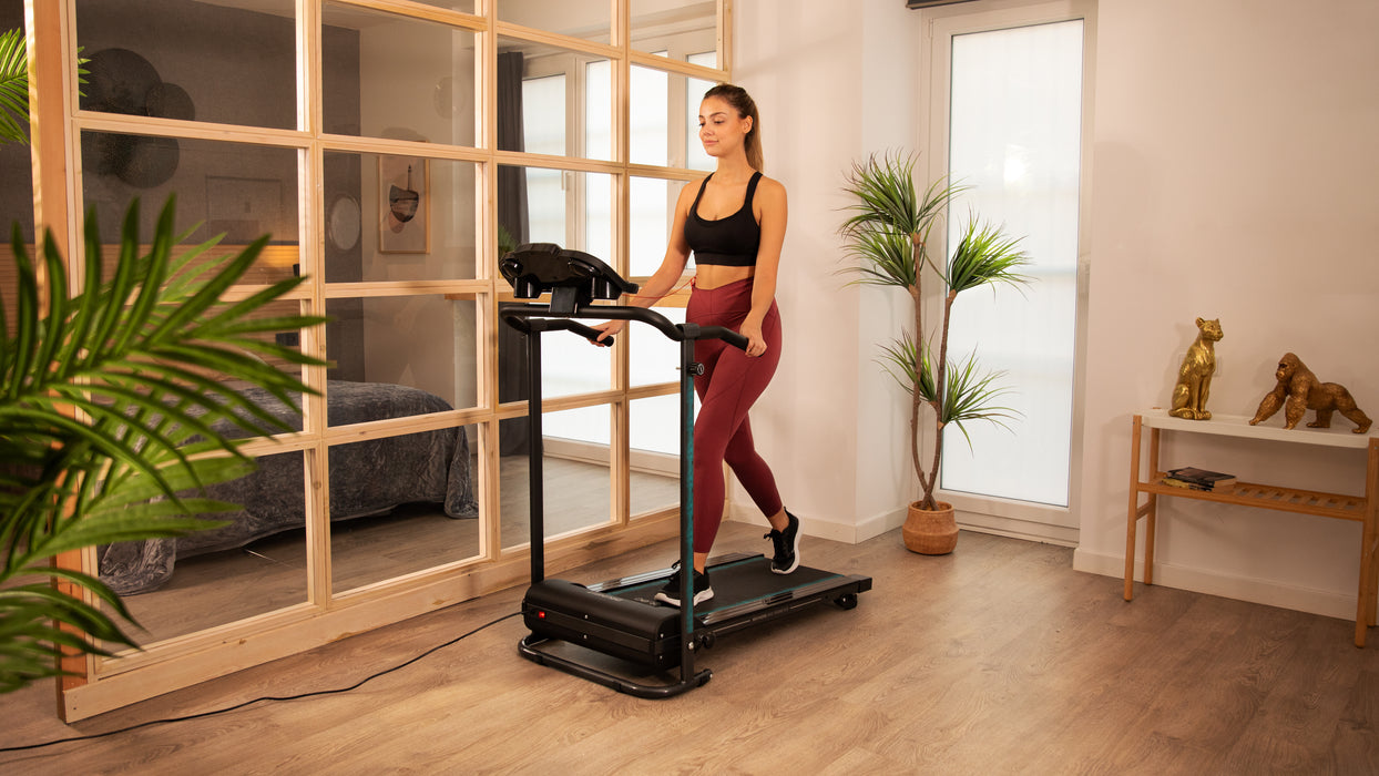 Bandă de alergare pliabilă Cecotec DrumFit WayHome 800 Prometeo, 550 W, 100 × 40 cm, 12 programe