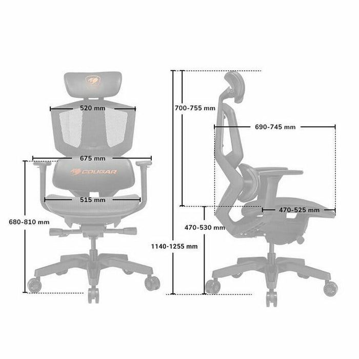 Scaun Gaming Cougar Argo One Portocaliu