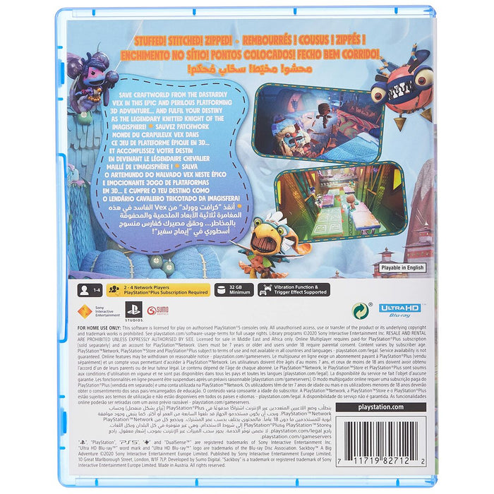Joc video PlayStation 5 Sony SACKBOY: A BIG ADVENTURE