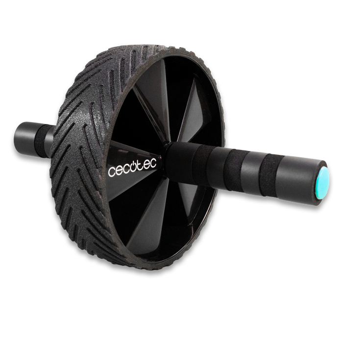Roată pentru abdomen Cecotec DrumFit AB Wheel, 28 × 17,5 × 17,5 cm, 0,53 kg, neagră