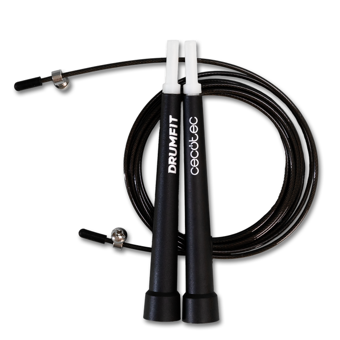 Coardă de sărit Cecotec DrumFit Speed Rope, 300 cm, cablu de oțel, diametru 3 mm