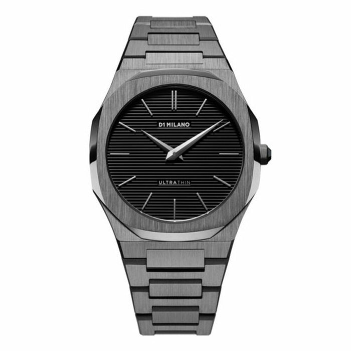 Ceas Unisex D1 Milano ULTRA THIN GUN METAL - RE-STYLE EDITION (Ø 40 mm)