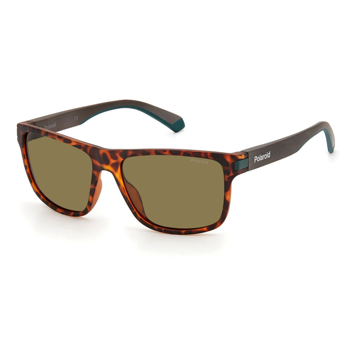 Ochelari de Soare Bărbați Polaroid Pld S Verde Habana