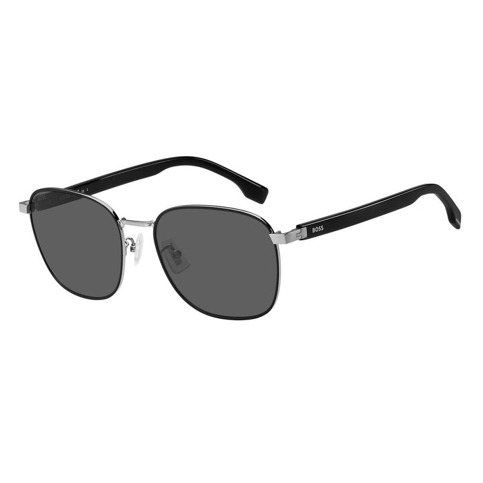 Ochelari de Soare Bărbați Hugo Boss 1407/F/SK ø 58 mm Negru Argintiu