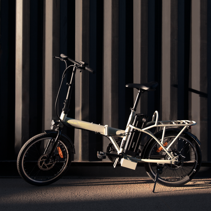 Bicicletă electrică pliabilă Cecotec Flexy e-bike, 250 W, autonomie până la 35 km, roți de 20", baterie 270 Wh