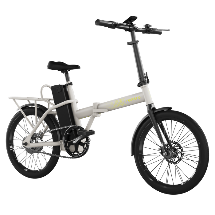 Bicicletă electrică pliabilă Cecotec Flexy e-bike, 250 W, autonomie până la 35 km, roți de 20", baterie 270 Wh
