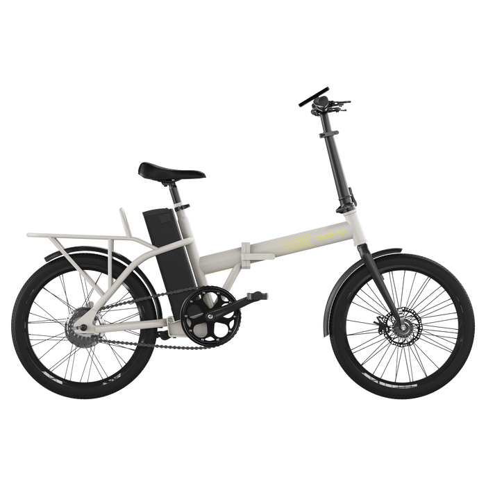 Bicicletă electrică pliabilă Cecotec Flexy e-bike, 250 W, autonomie 35 km, roți de 20 in