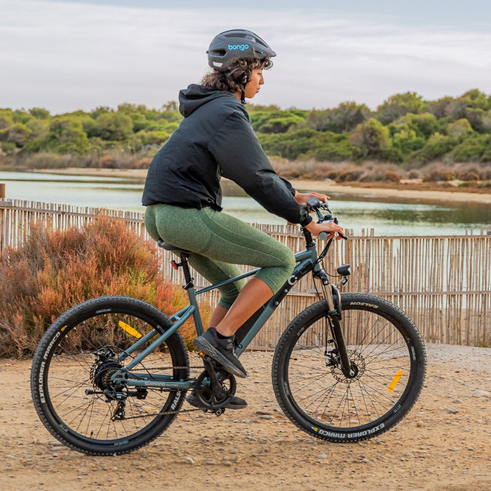 Bicicletă electrică de munte Cecotec e-Xplore e-bike, 250 W, autonomie de până la 55 km, roți de 27,5″
