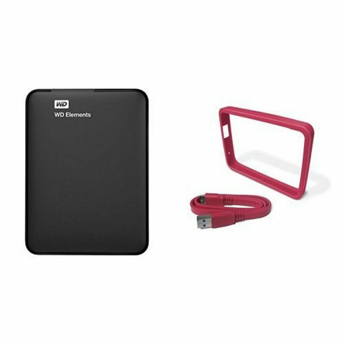 Hard disk Extern Western Digital WD Elements Portable WDBUZG0010BBK-WESN 1 TB 2,5" USB 3.0 Magnetic 1 TB HDD 1 TB SSD