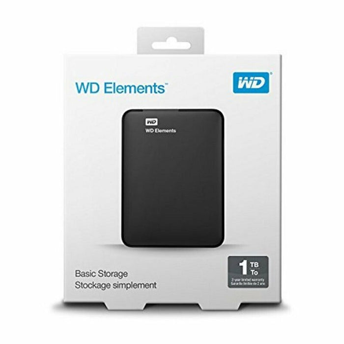 Hard disk Extern Western Digital WD Elements Portable WDBUZG0010BBK-WESN 1 TB 2,5" USB 3.0 Magnetic 1 TB HDD 1 TB SSD