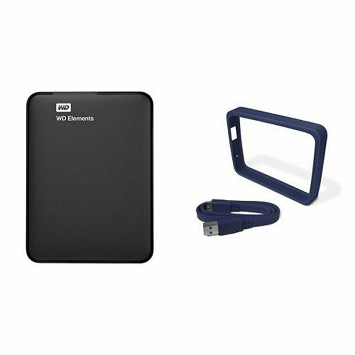 Hard disk Extern Western Digital WD Elements Portable WDBUZG0010BBK-WESN 1 TB 2,5" USB 3.0 Magnetic 1 TB HDD 1 TB SSD