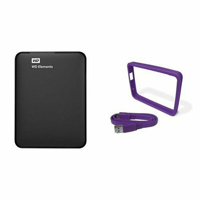 Hard disk Extern Western Digital WD Elements Portable WDBUZG0010BBK-WESN 1 TB 2,5" USB 3.0 Magnetic 1 TB HDD 1 TB SSD
