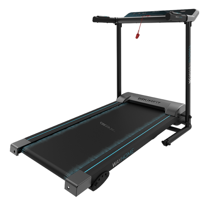 Bandă de alergare pliabilă Cecotec DrumFit WayHome 1000 Runner Sprint, 600 W, 12 programe, suprafață 100 × 40 cm