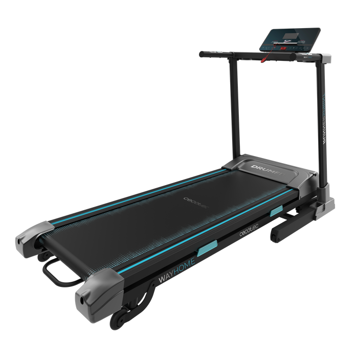 Bandă de alergare Cecotec DrumFit WayHome 1600 Runner Sprint, 1900 W, 16 km/h, 12 programe, suprafață 130 × 40 cm