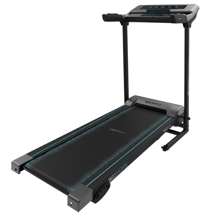 Bandă de alergare pliabilă Cecotec DrumFit WayHome 1200 Runner Sprint, 1100 W, 12 programe, 1–12 km/h