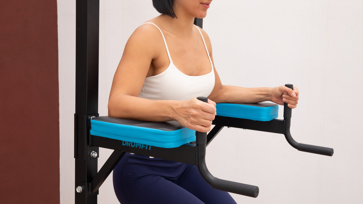 Stație multifuncțională de antrenament Cecotec Drumfit PullUps 4000, 5 exerciții, 150 kg, 109 × 104 × 223 cm