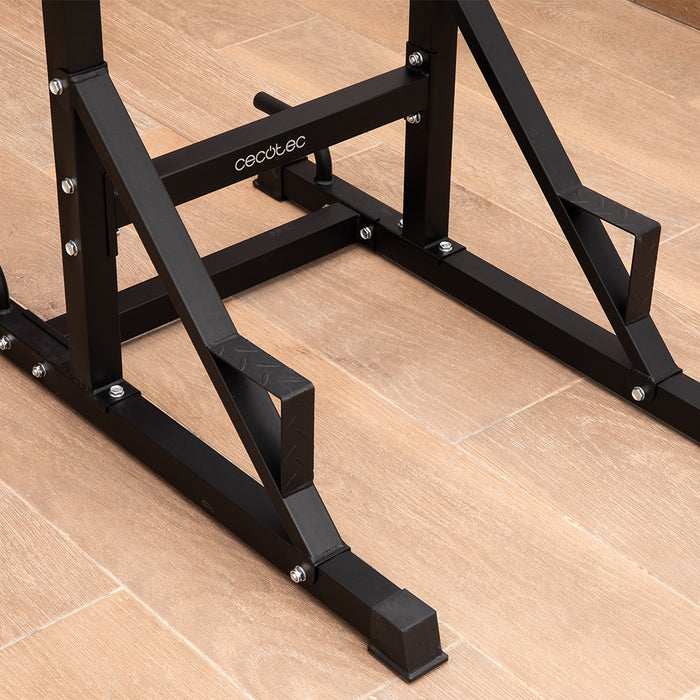 Stație multifuncțională de antrenament Cecotec Drumfit PullUps 4000, 5 exerciții, 150 kg, 109 × 104 × 223 cm