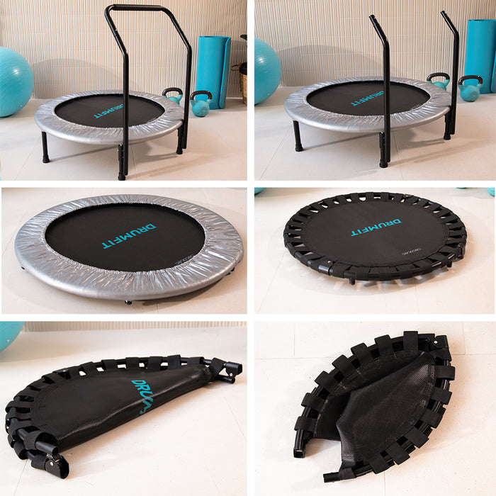 Trambulină fitness Cecotec Drumfit Jump 920, diametru 92 cm, greutate maximă utilizator 100 kg