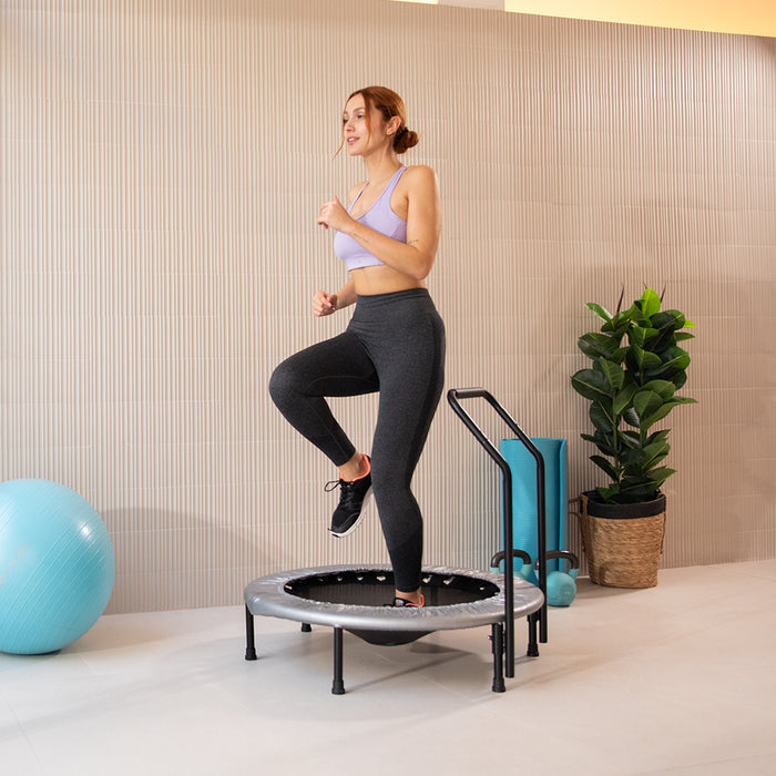 Trambulină fitness Cecotec Drumfit Jump 920, diametru 92 cm, greutate maximă utilizator 100 kg