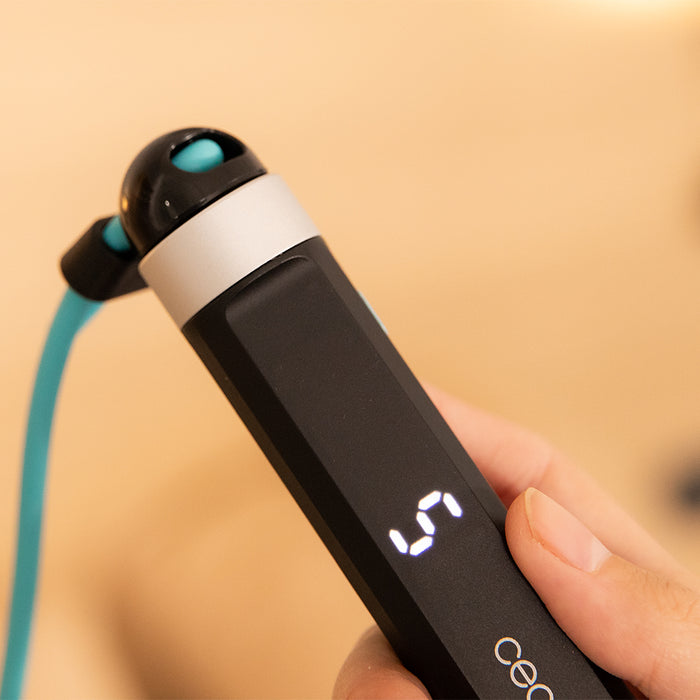 Coardă de sărit smart Cecotec Drumfit SmartComba 3000 Connected, 3 moduri, cablu de 3 m, afișaj LED