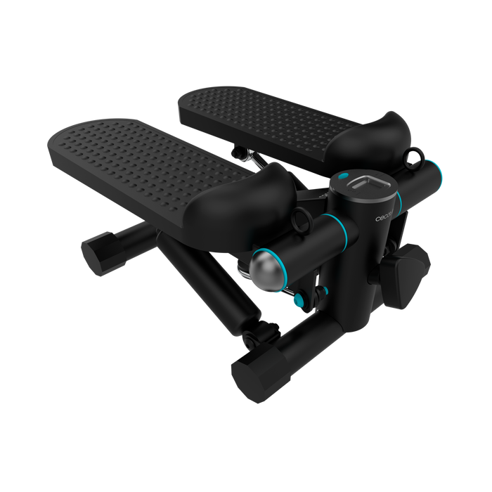 Stepper cu benzi elastice Cecotec StepTrain 1000 Band, 100 kg, afișaj LCD, 29 × 40,5 × 19 cm