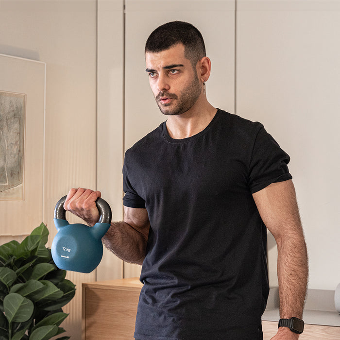Kettlebell Cecotec Drumfit KettleBell 12000 Neo, 12 kg, înveliș din neopren