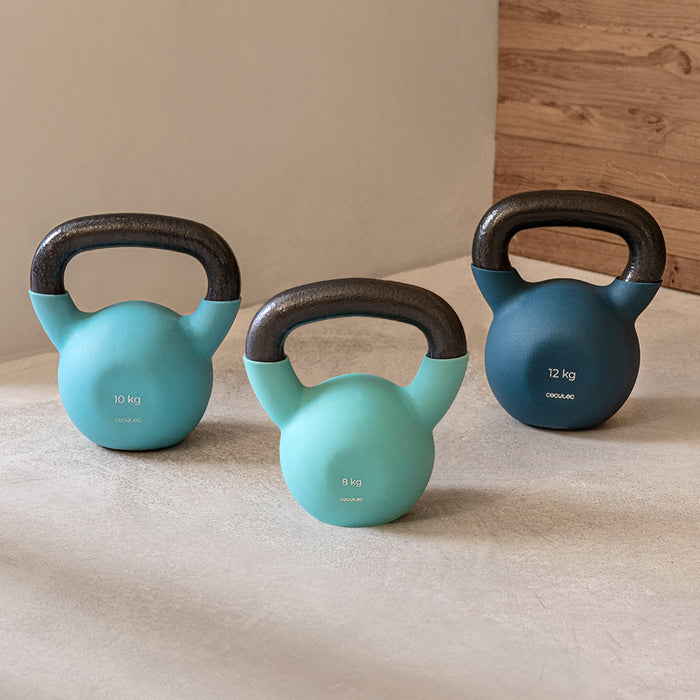 Kettlebell Cecotec Drumfit KettleBell 12000 Neo, 12 kg, înveliș din neopren