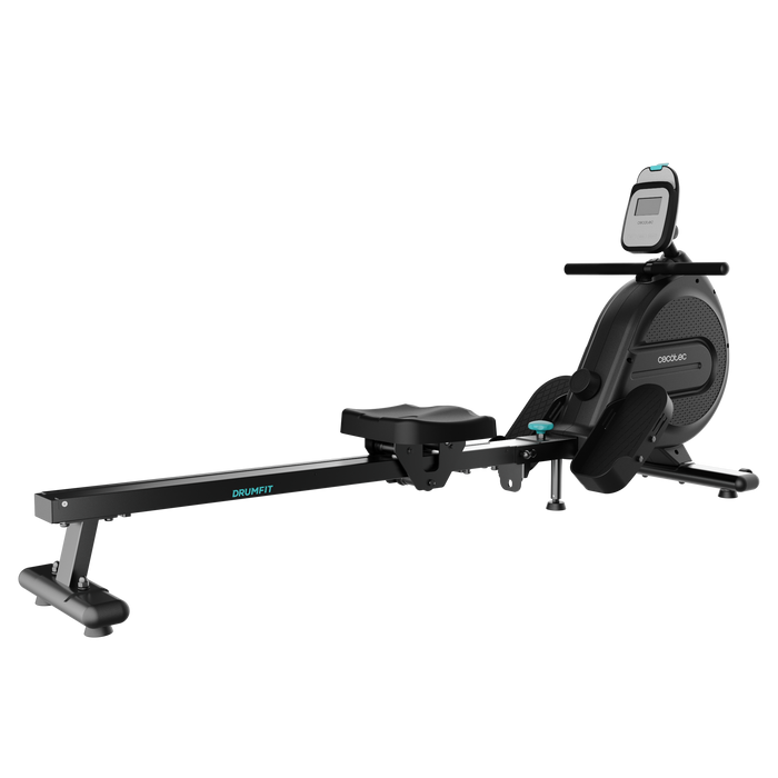 Aparat de vâslit cu rezistență magnetică Cecotec Drumfit Rower 9000 Regatta, volantă 9 kg, 8 niveluri, 54 × 180 × 80 cm