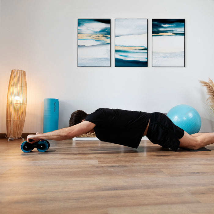 Roată pentru abdomene Cecotec Drumfit AB Fit, revenire automată, 35 × 14,5 × 24,5 cm, 1,23 kg