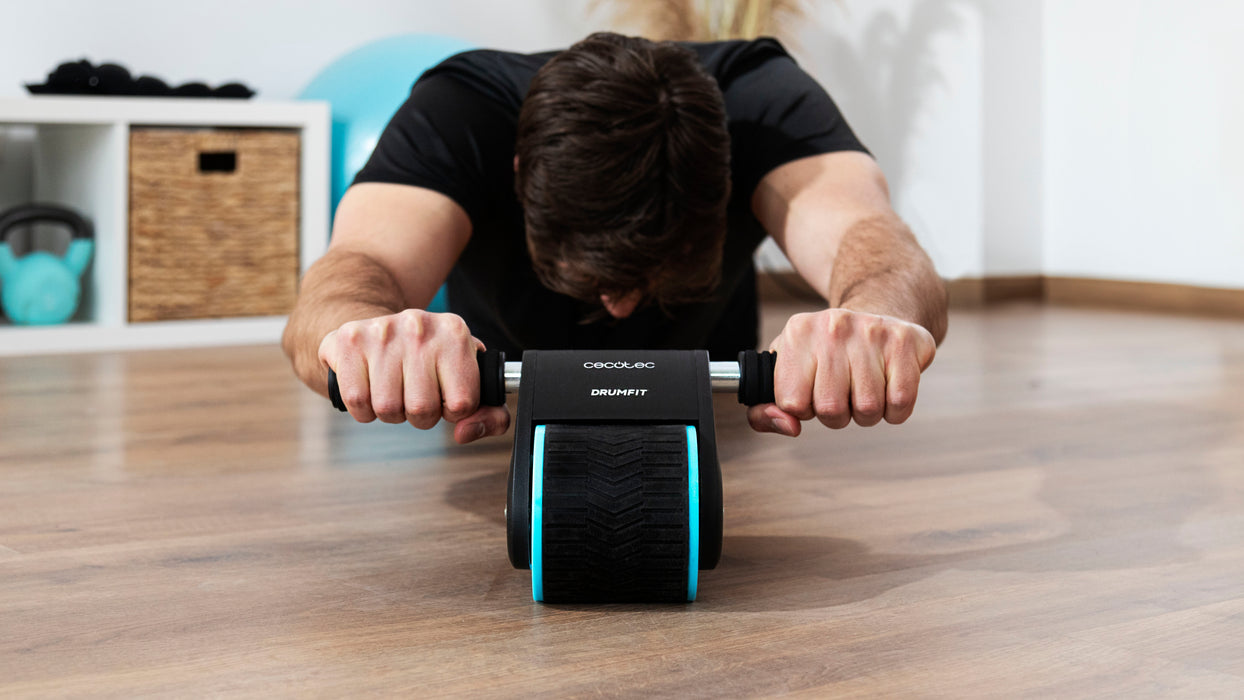 Roată pentru abdomene Cecotec Drumfit AB Fit, revenire automată, 35 × 14,5 × 24,5 cm, 1,23 kg