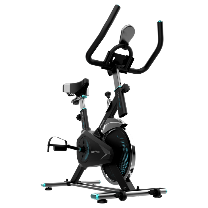 Bicicletă fitness indoor Cecotec DrumFit Indoor 6000 Compact, volantă de 6 kg, 44 × 85 × 109 cm, afișaj LCD