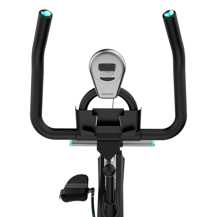 Bicicletă fitness indoor Cecotec DrumFit Indoor 6000 Compact, volantă de 6 kg, 44 × 85 × 109 cm, afișaj LCD