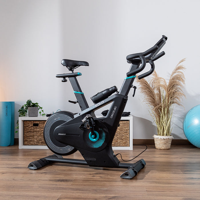 Bicicletă fitness indoor Cecotec DrumFit Indoor Eolo, volantă de 6 kg, 14 programe, 32 niveluri