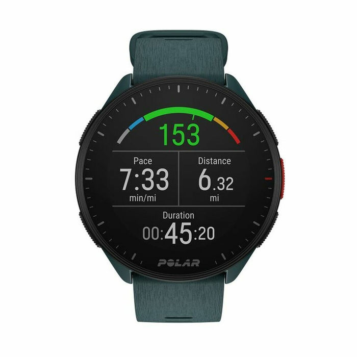 Smartwatch cu Podometru Running Polar Pacer 45 mm Verde