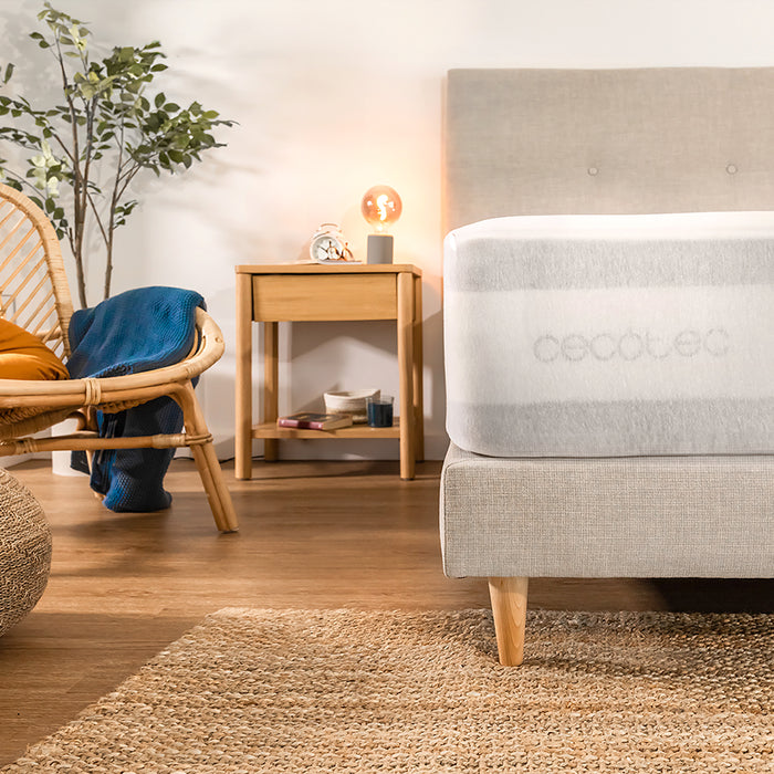 Protector de saltea Cecotec Flow ProtectMattress 1000 Tencel, 160 × 200 cm, pentru saltele de până la 30 cm