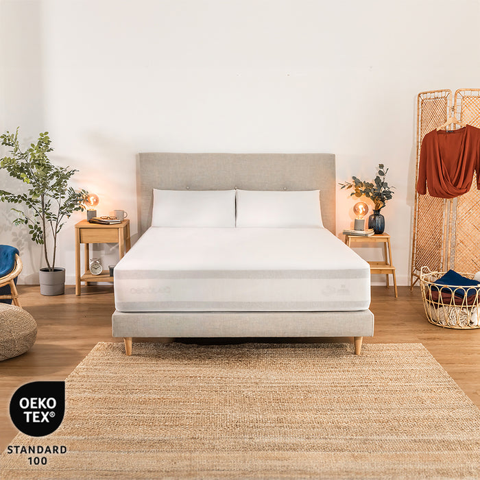 Protector de saltea Cecotec Flow ProtectMattress 1000 Tencel (90), 90 × 200 cm, pentru saltele de până la 30 cm