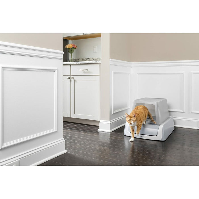 Nisip pentru pisici PetSafe Stergere automată 15 x 70 x 48,5 cm Alb Plastic