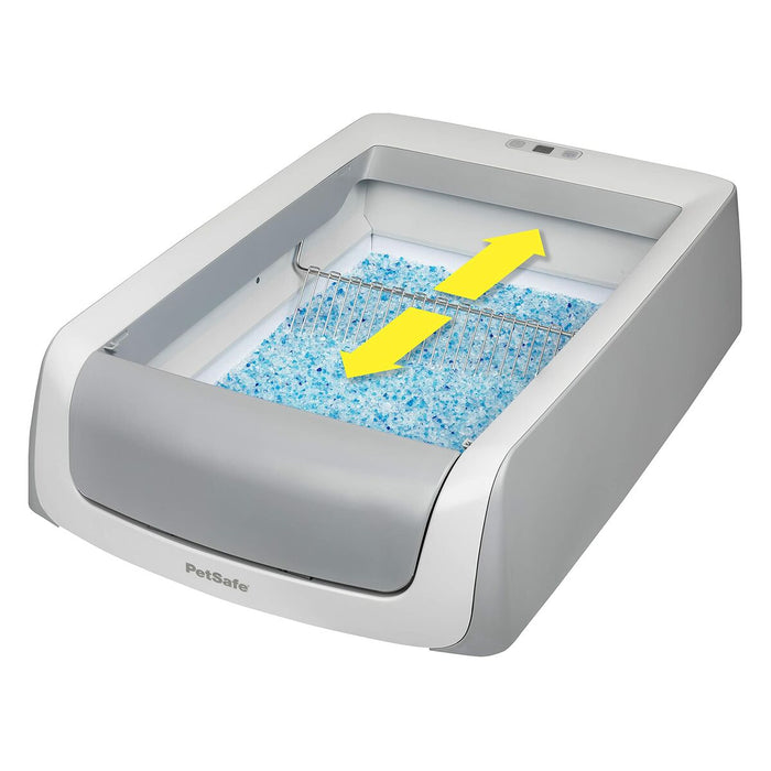 Nisip pentru pisici PetSafe Stergere automată 15 x 70 x 48,5 cm Alb Plastic