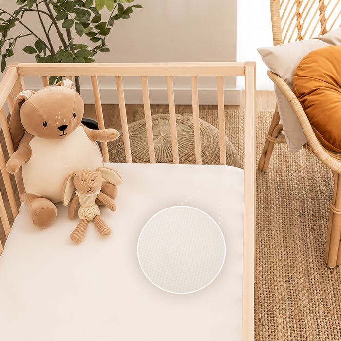 Protecție pentru saltea de pătuț Cecotec Flow ProtectBaby, 60 × 120 cm, 100% poliester, impermeabilă
