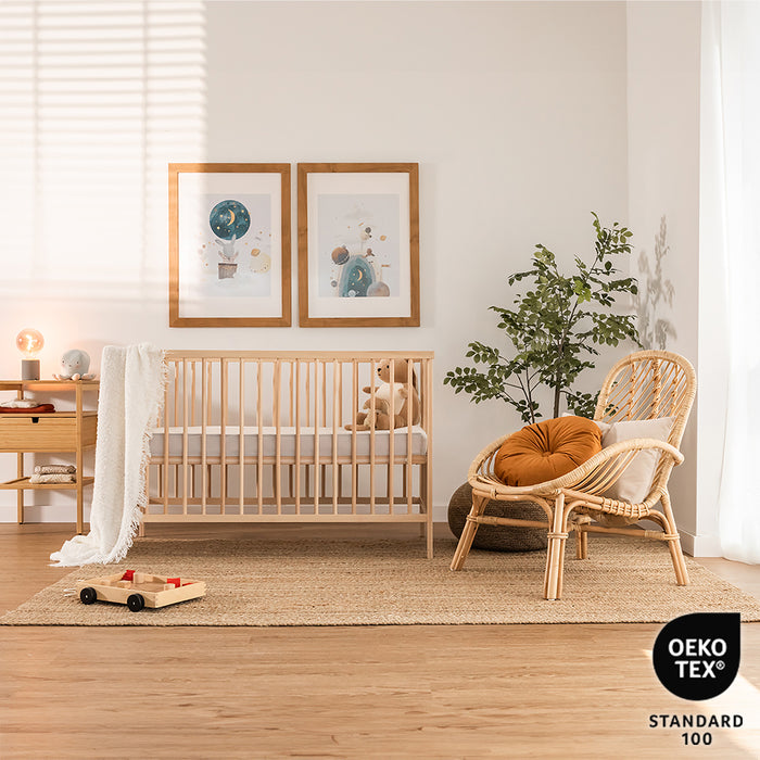 Protecție pentru saltea de pătuț Cecotec Flow ProtectBaby, 60 × 120 cm, 100% poliester, impermeabilă