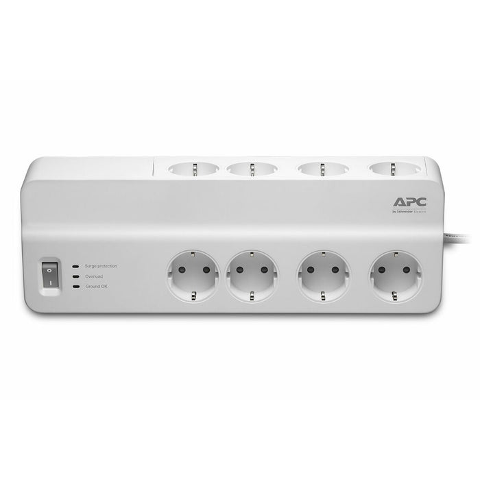 Placă de circuit Prize 8 Puncte de Conectare cu Întrerupător APC PM8-GR (2 m)