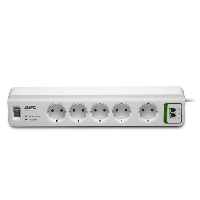 Placă de circuit Prize 5 Puncte de Conectare cu Întrerupător APC PM5T-GR