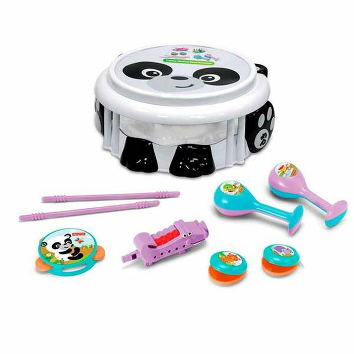 Jucărie Set de instrumente muzicale Reig Plastic Urs Panda 9 Piese